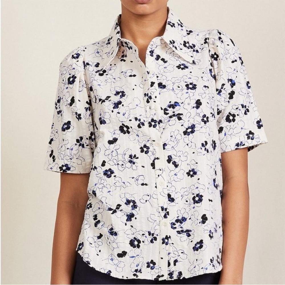 Apiece Apart floral blouse, size 6